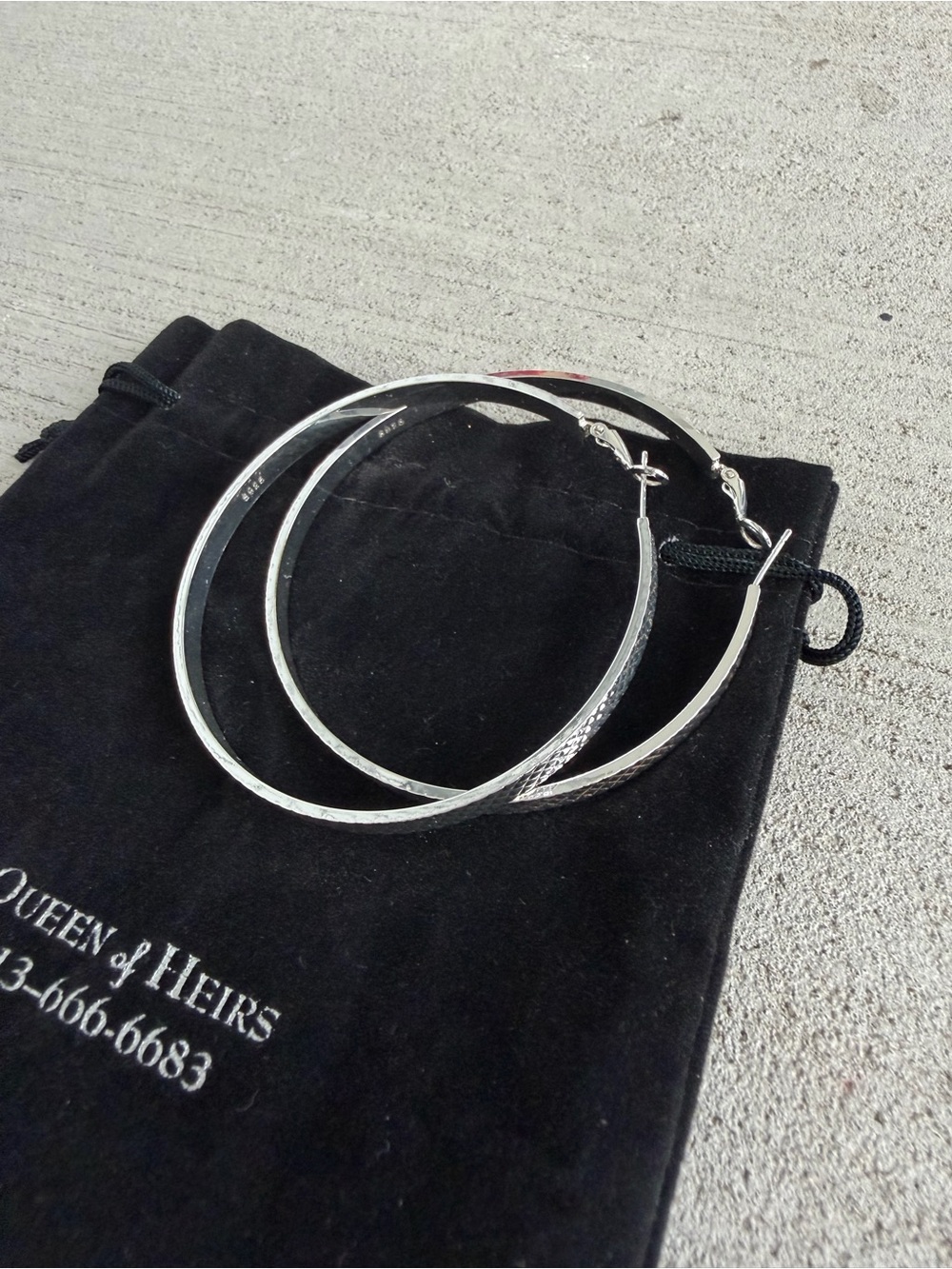 Silver Hoop Earrings - Inspired